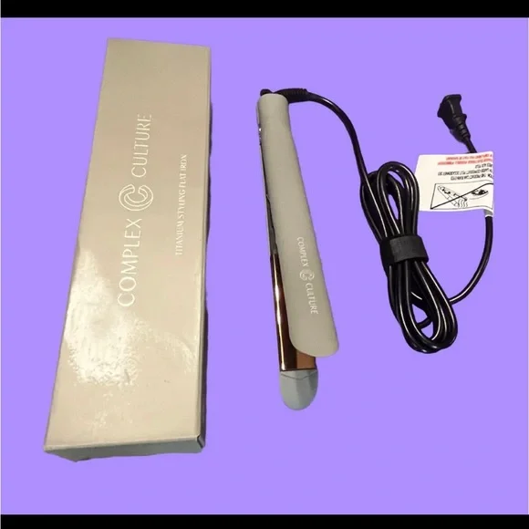 Complex Culture Titanium Styling Flat Iron Complex Culture Titanium Styling Flat Iron Straightener. No  main image 4
